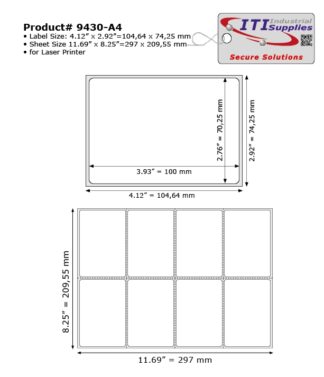 Product#9430 A4 (1000pcs)